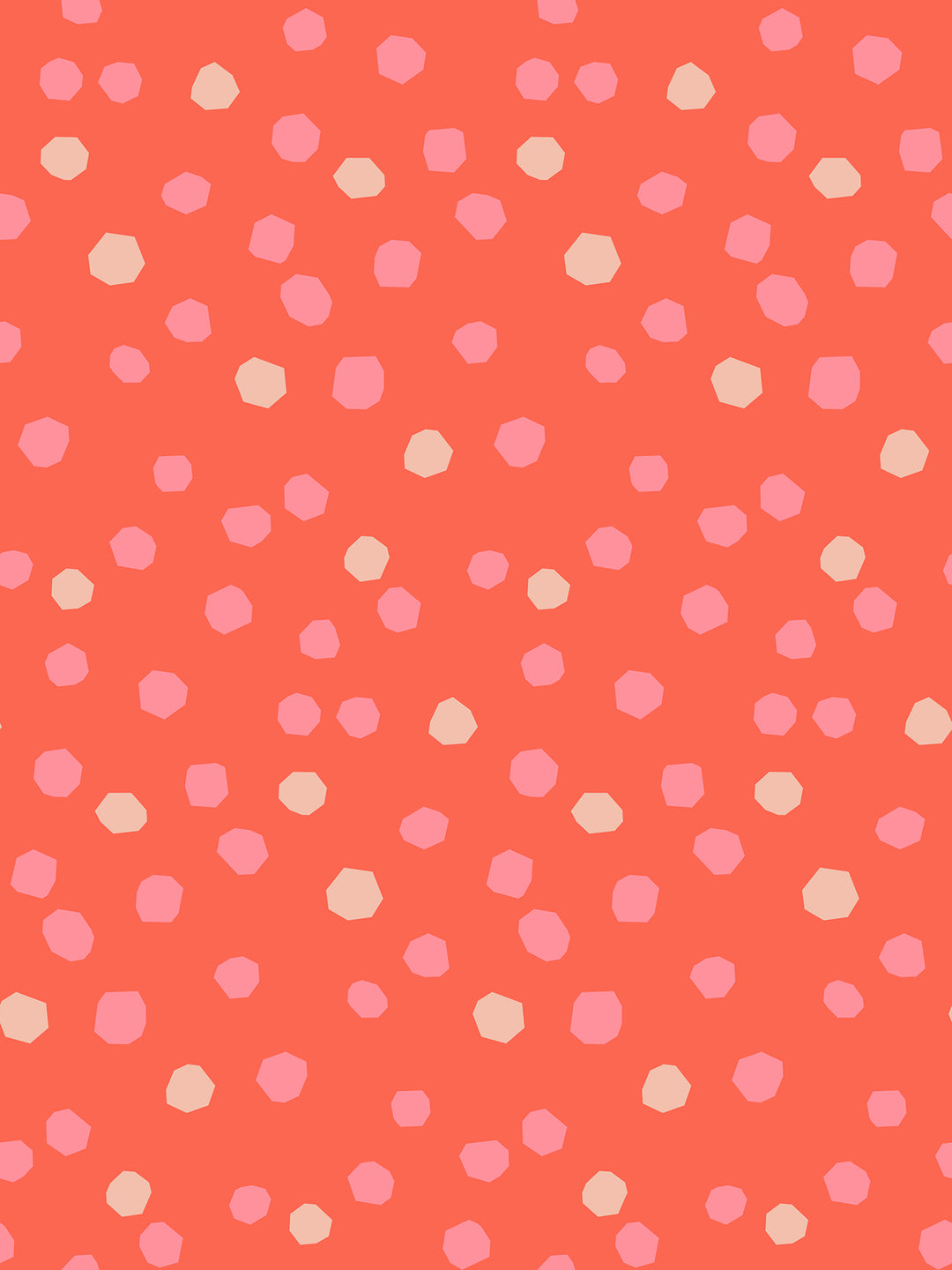 Ruby Star Society - Moda - First Light - Chunky Dots - Tangerine Dream