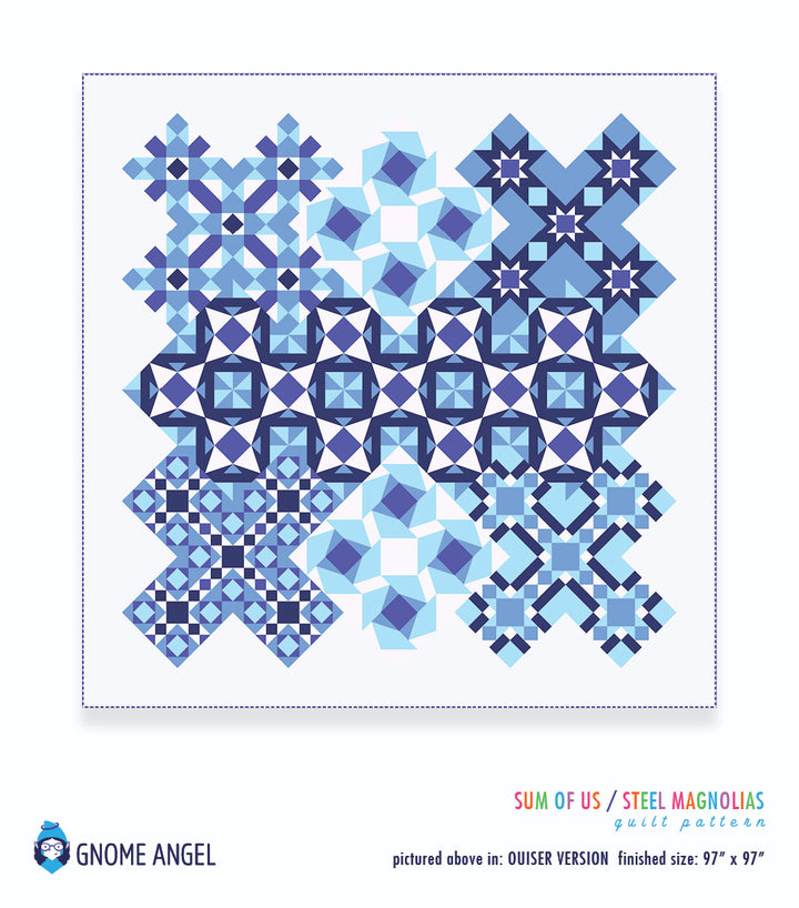 PATTERN: Steel Magnolias Sampler - Sum of Us Series - PDF