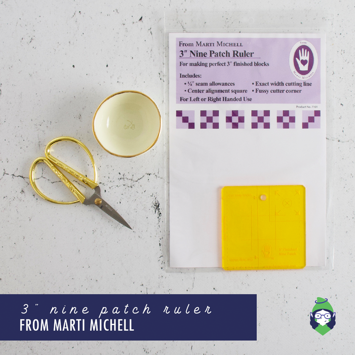 Nine Patch Ruler - Available in 7 Sizes - Marti Michell