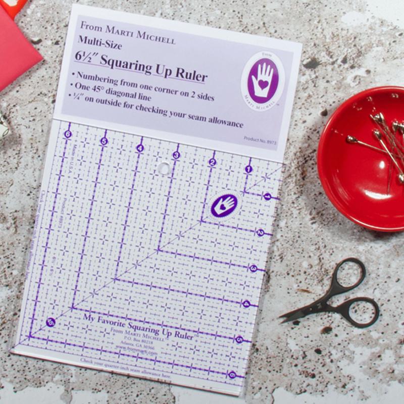 6.5" Squaring Up Ruler - Marti Michell